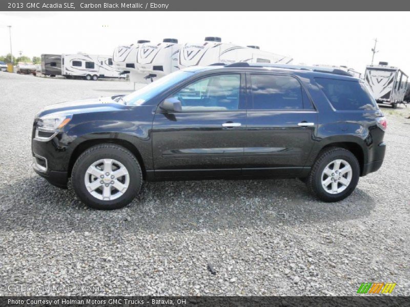 Carbon Black Metallic / Ebony 2013 GMC Acadia SLE