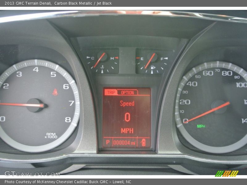 Carbon Black Metallic / Jet Black 2013 GMC Terrain Denali