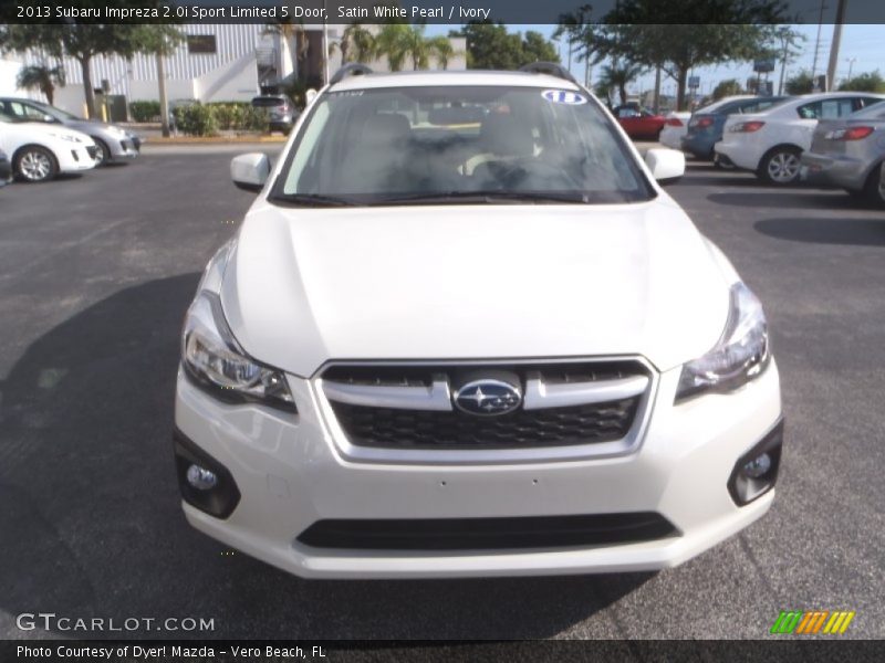 Satin White Pearl / Ivory 2013 Subaru Impreza 2.0i Sport Limited 5 Door