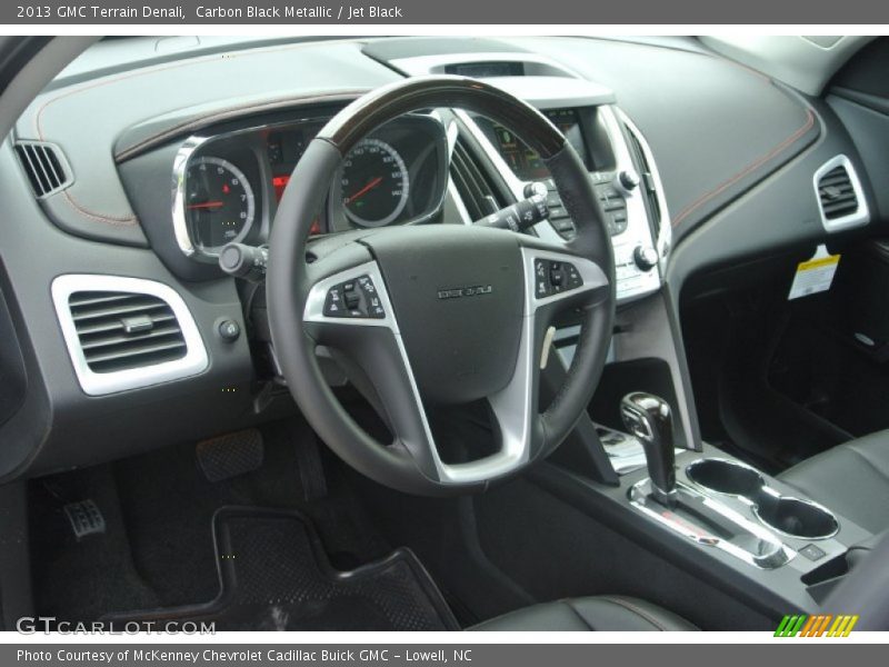 Carbon Black Metallic / Jet Black 2013 GMC Terrain Denali