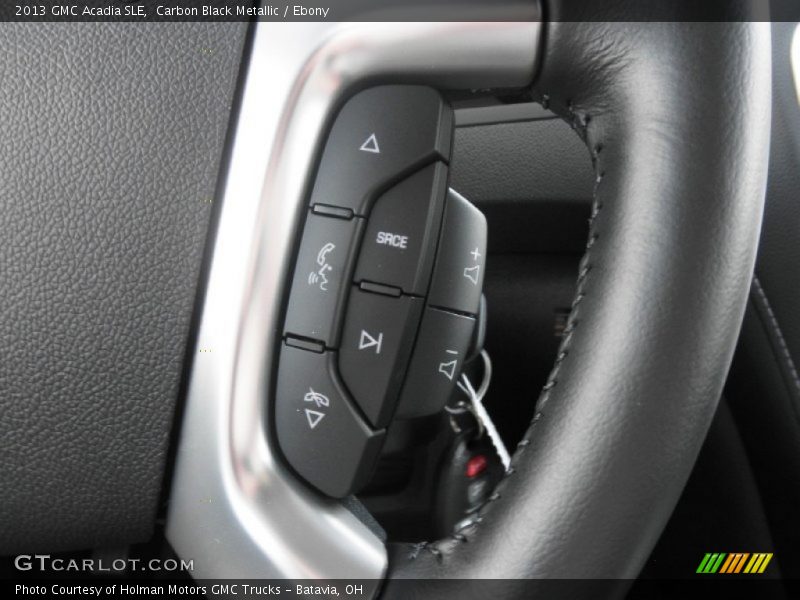 Carbon Black Metallic / Ebony 2013 GMC Acadia SLE