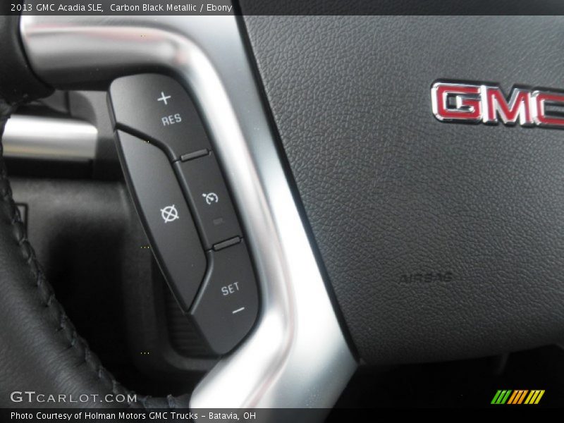 Carbon Black Metallic / Ebony 2013 GMC Acadia SLE
