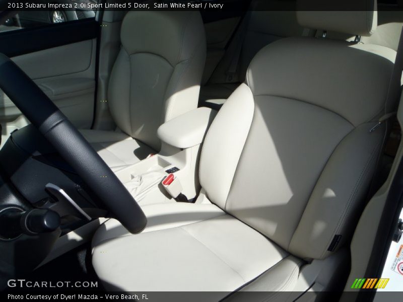 Satin White Pearl / Ivory 2013 Subaru Impreza 2.0i Sport Limited 5 Door