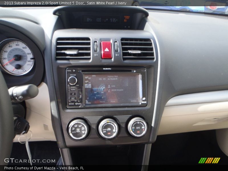 Satin White Pearl / Ivory 2013 Subaru Impreza 2.0i Sport Limited 5 Door