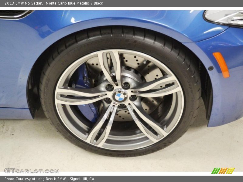 Monte Carlo Blue Metallic / Black 2013 BMW M5 Sedan