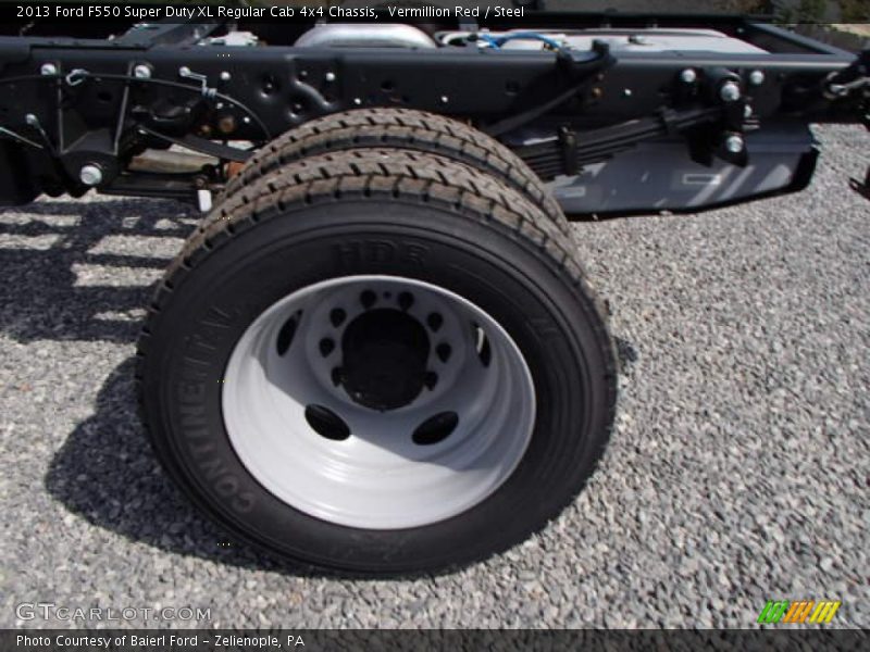  2013 F550 Super Duty XL Regular Cab 4x4 Chassis Wheel