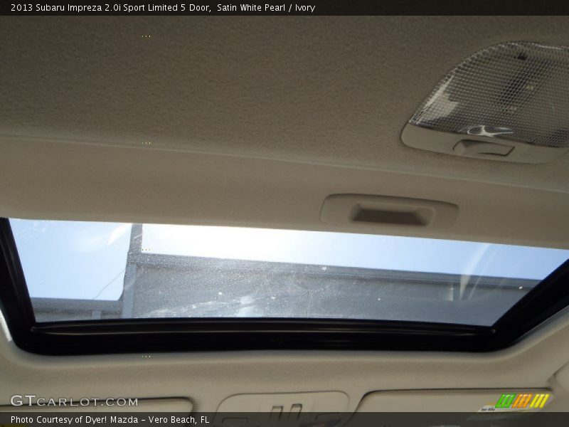 Satin White Pearl / Ivory 2013 Subaru Impreza 2.0i Sport Limited 5 Door