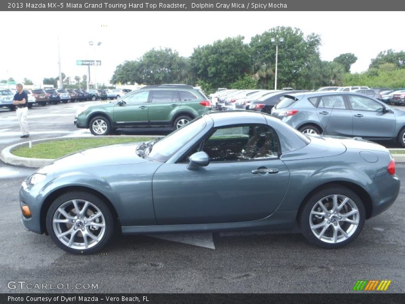  2013 MX-5 Miata Grand Touring Hard Top Roadster Dolphin Gray Mica