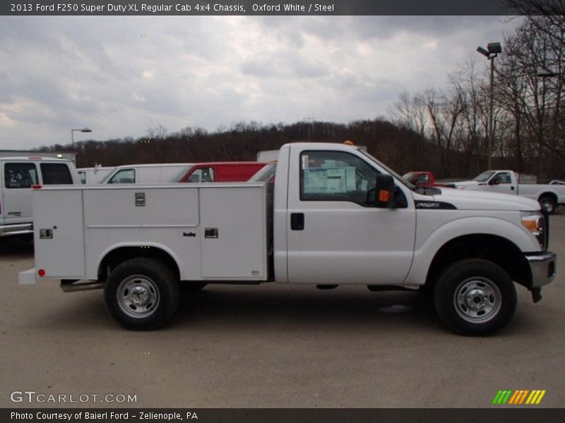 Oxford White / Steel 2013 Ford F250 Super Duty XL Regular Cab 4x4 Chassis