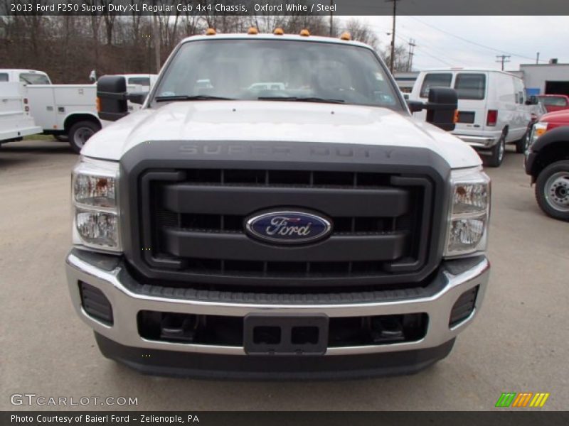 Oxford White / Steel 2013 Ford F250 Super Duty XL Regular Cab 4x4 Chassis