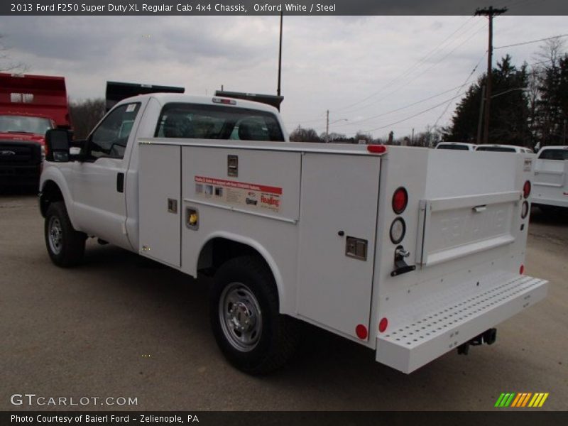 Oxford White / Steel 2013 Ford F250 Super Duty XL Regular Cab 4x4 Chassis