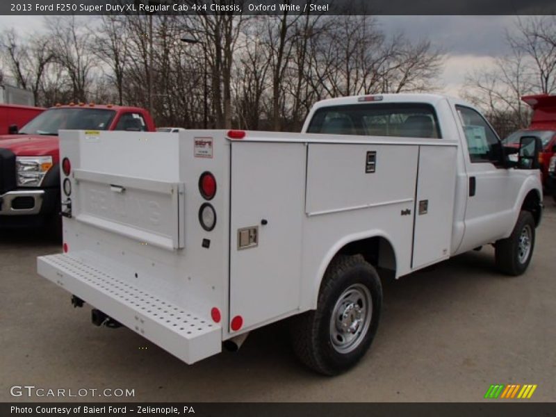  2013 F250 Super Duty XL Regular Cab 4x4 Chassis Oxford White