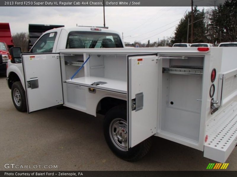 Oxford White / Steel 2013 Ford F250 Super Duty XL Regular Cab 4x4 Chassis