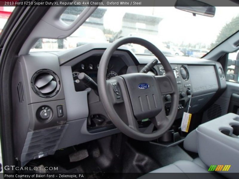 Dashboard of 2013 F250 Super Duty XL Regular Cab 4x4 Chassis