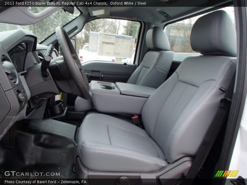 Front Seat of 2013 F250 Super Duty XL Regular Cab 4x4 Chassis
