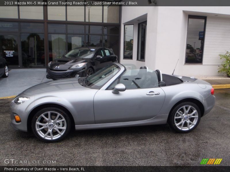  2013 MX-5 Miata Grand Touring Roadster Liquid Silver Metallic