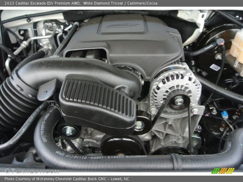  2013 Escalade ESV Premium AWD Engine - 6.2 Liter Flex-Fuel OHV 16-Valve VVT Vortec V8
