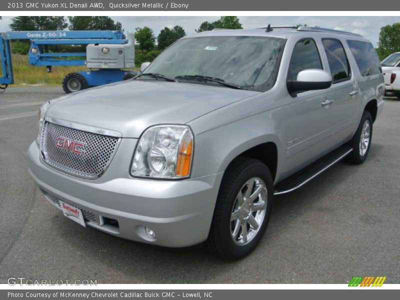 Quicksilver Metallic / Ebony 2013 GMC Yukon XL Denali AWD