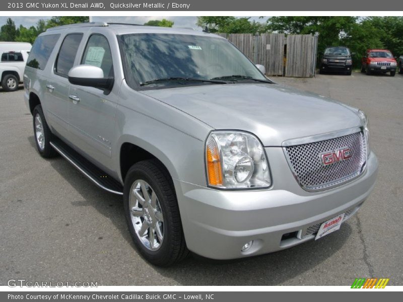 Quicksilver Metallic / Ebony 2013 GMC Yukon XL Denali AWD