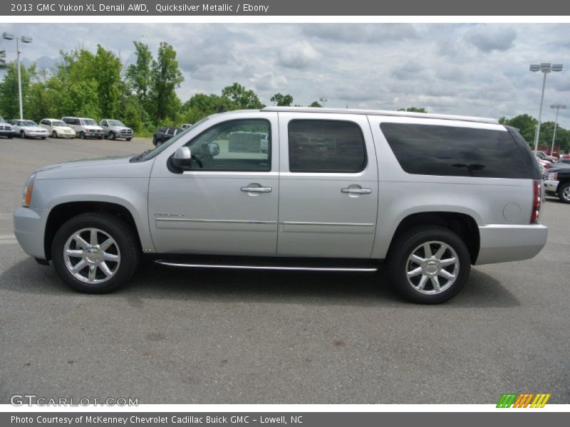 Quicksilver Metallic / Ebony 2013 GMC Yukon XL Denali AWD