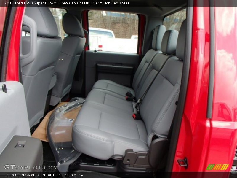 Rear Seat of 2013 F550 Super Duty XL Crew Cab Chassis