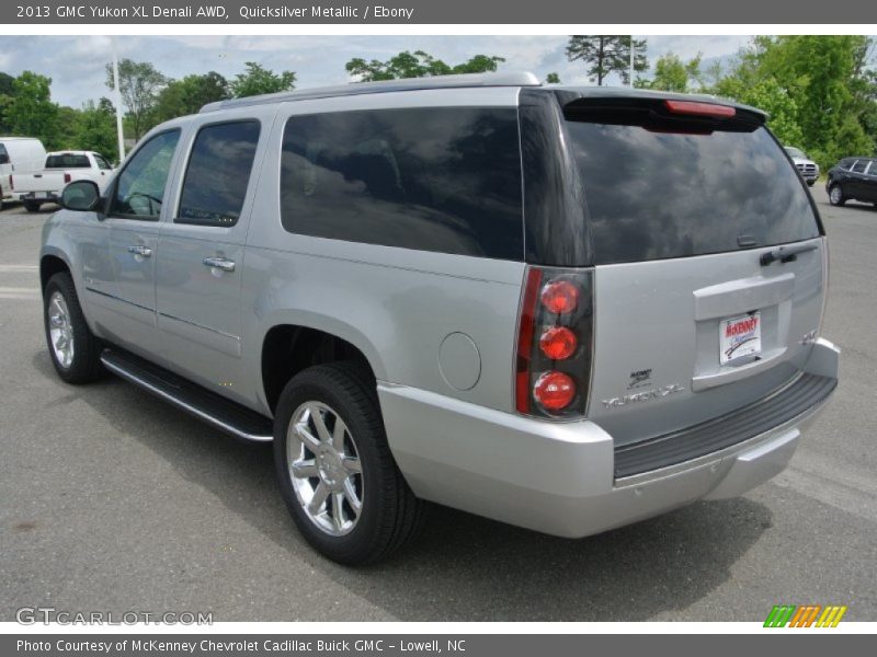 Quicksilver Metallic / Ebony 2013 GMC Yukon XL Denali AWD