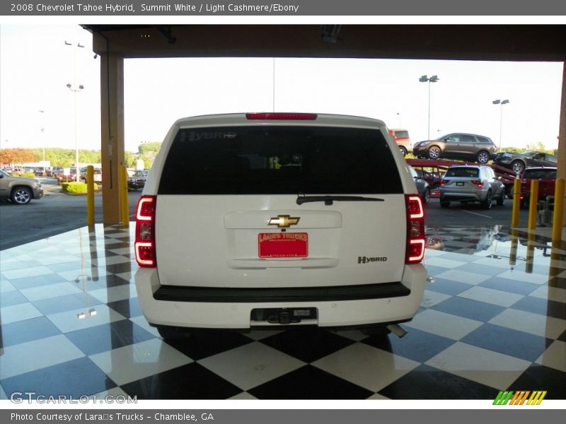 Summit White / Light Cashmere/Ebony 2008 Chevrolet Tahoe Hybrid