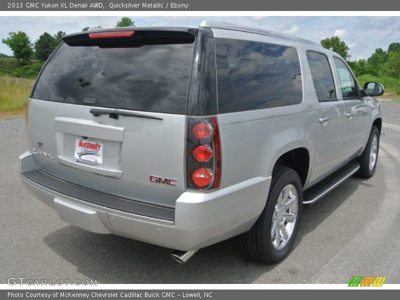 Quicksilver Metallic / Ebony 2013 GMC Yukon XL Denali AWD