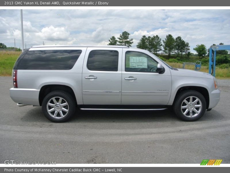 Quicksilver Metallic / Ebony 2013 GMC Yukon XL Denali AWD