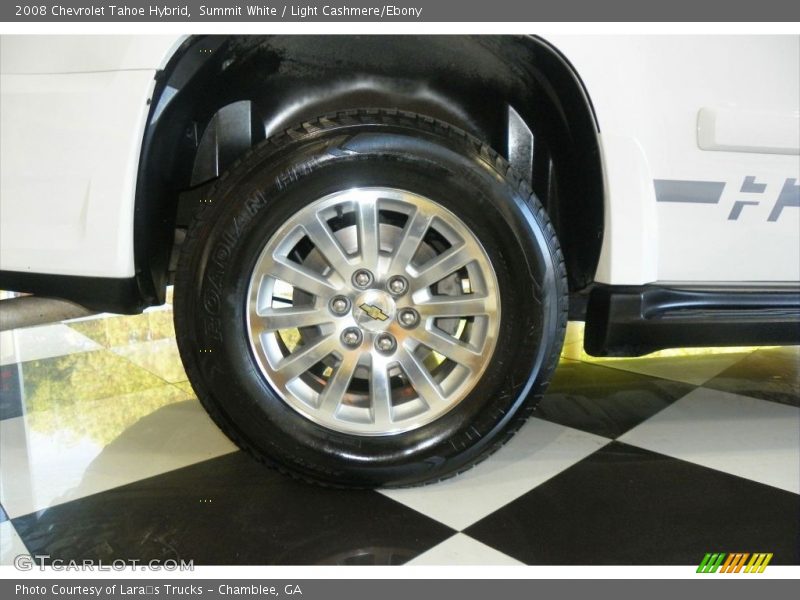 Summit White / Light Cashmere/Ebony 2008 Chevrolet Tahoe Hybrid