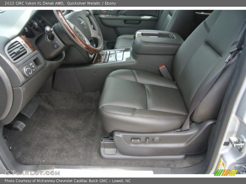 Quicksilver Metallic / Ebony 2013 GMC Yukon XL Denali AWD