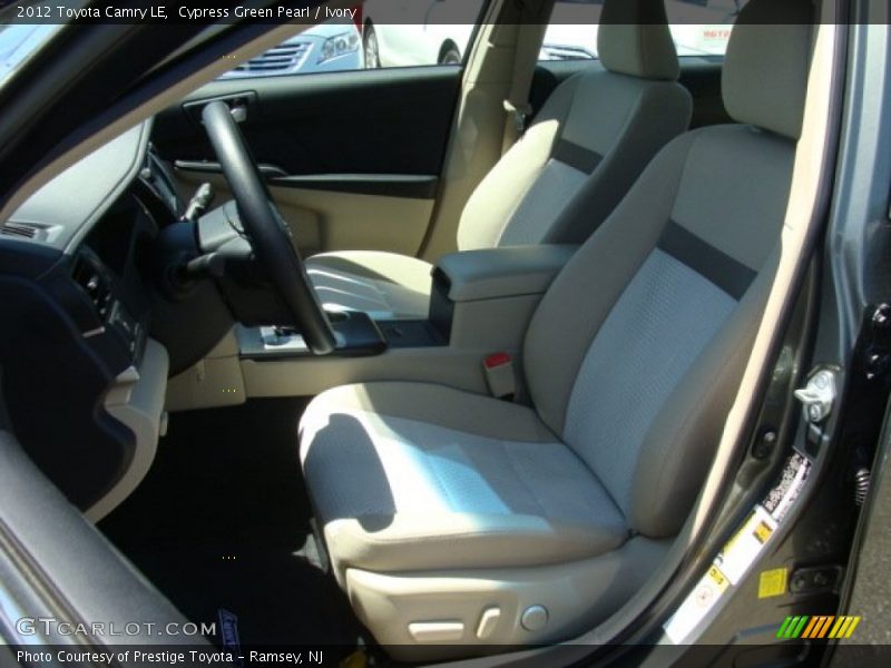 Cypress Green Pearl / Ivory 2012 Toyota Camry LE