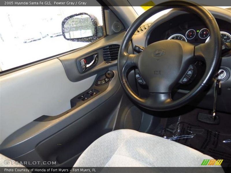 Pewter Gray / Gray 2005 Hyundai Santa Fe GLS