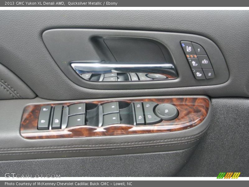 Quicksilver Metallic / Ebony 2013 GMC Yukon XL Denali AWD