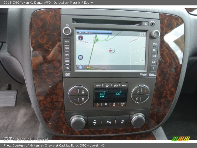Quicksilver Metallic / Ebony 2013 GMC Yukon XL Denali AWD