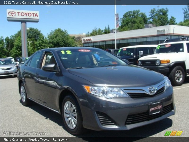 Magnetic Gray Metallic / Ivory 2012 Toyota Camry LE