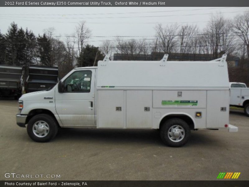 Oxford White / Medium Flint 2012 Ford E Series Cutaway E350 Commercial Utility Truck