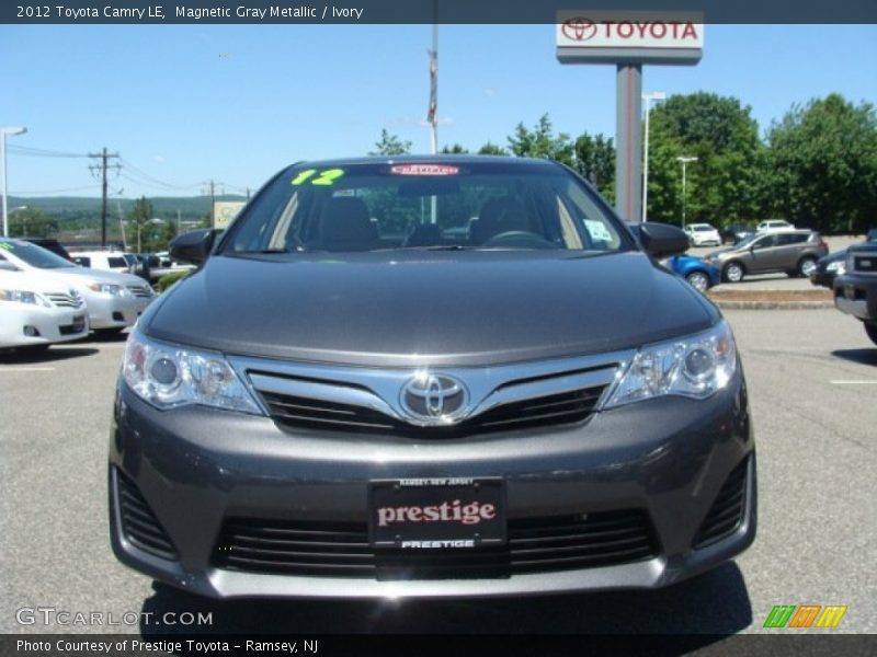Magnetic Gray Metallic / Ivory 2012 Toyota Camry LE