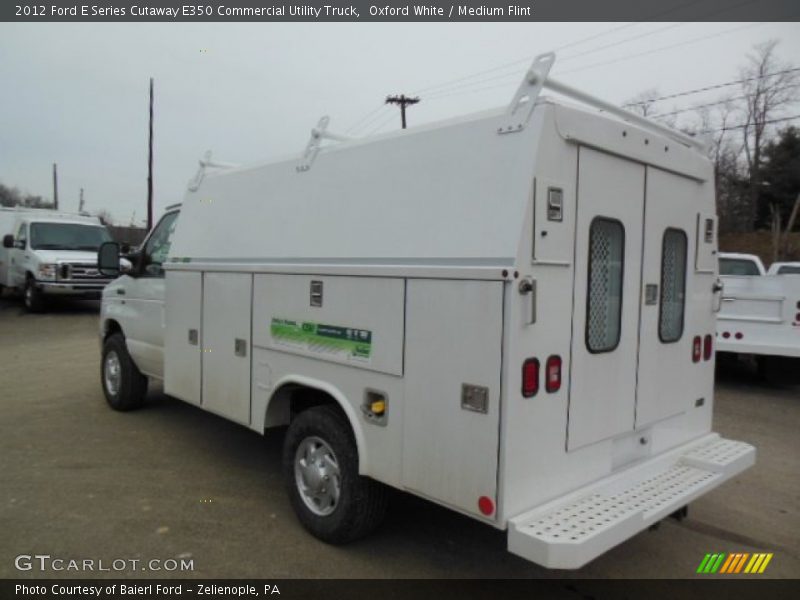 Oxford White / Medium Flint 2012 Ford E Series Cutaway E350 Commercial Utility Truck