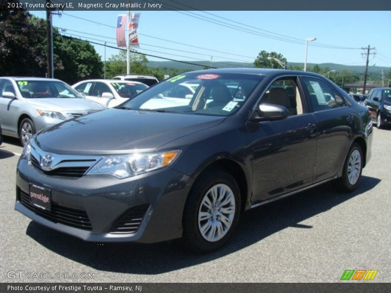 Magnetic Gray Metallic / Ivory 2012 Toyota Camry LE