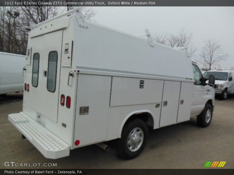 Oxford White / Medium Flint 2012 Ford E Series Cutaway E350 Commercial Utility Truck