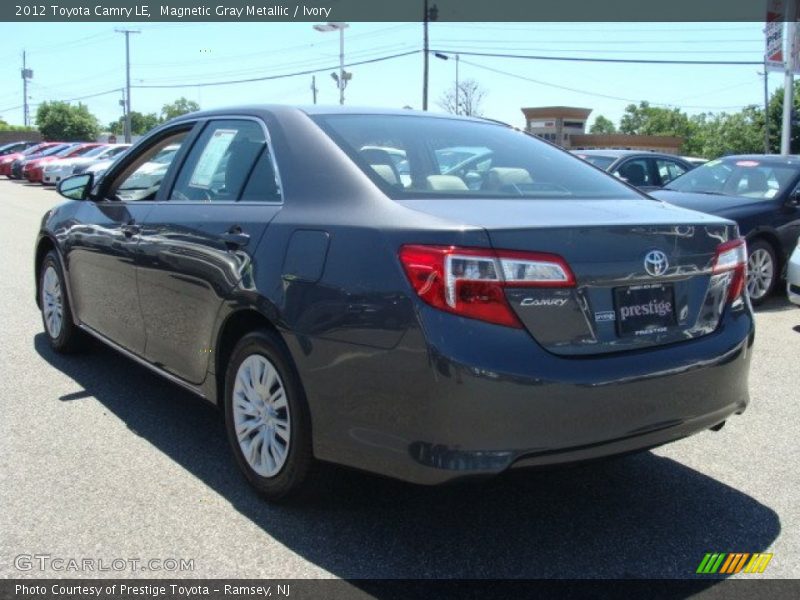 Magnetic Gray Metallic / Ivory 2012 Toyota Camry LE