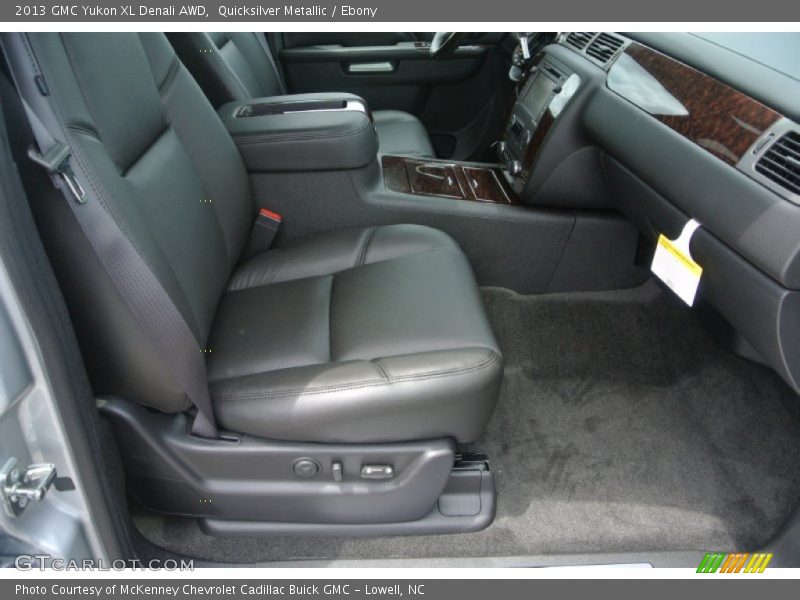 Quicksilver Metallic / Ebony 2013 GMC Yukon XL Denali AWD
