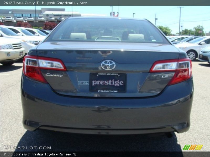 Magnetic Gray Metallic / Ivory 2012 Toyota Camry LE