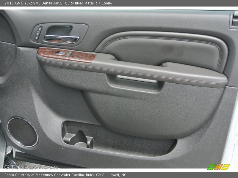 Quicksilver Metallic / Ebony 2013 GMC Yukon XL Denali AWD