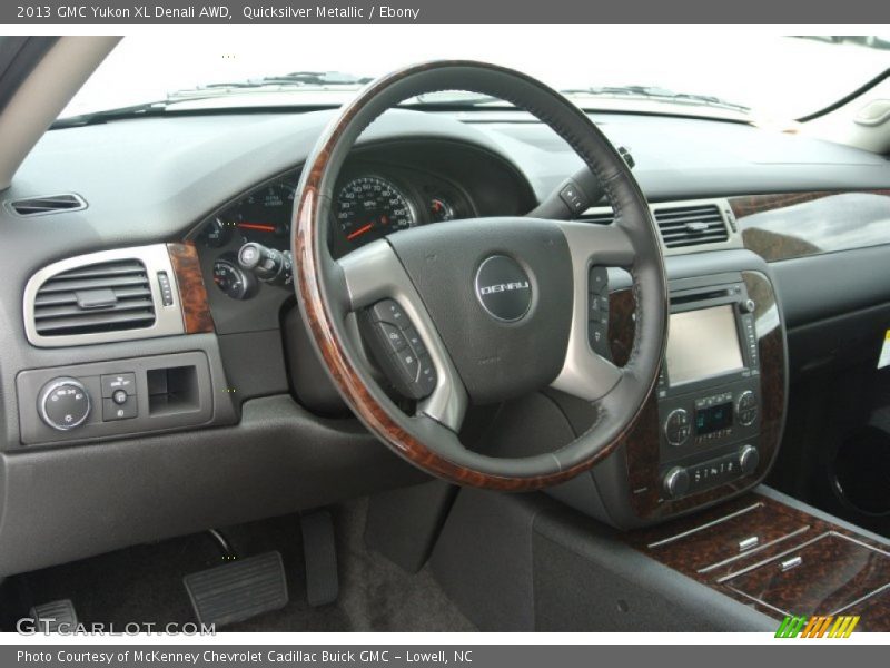 Quicksilver Metallic / Ebony 2013 GMC Yukon XL Denali AWD