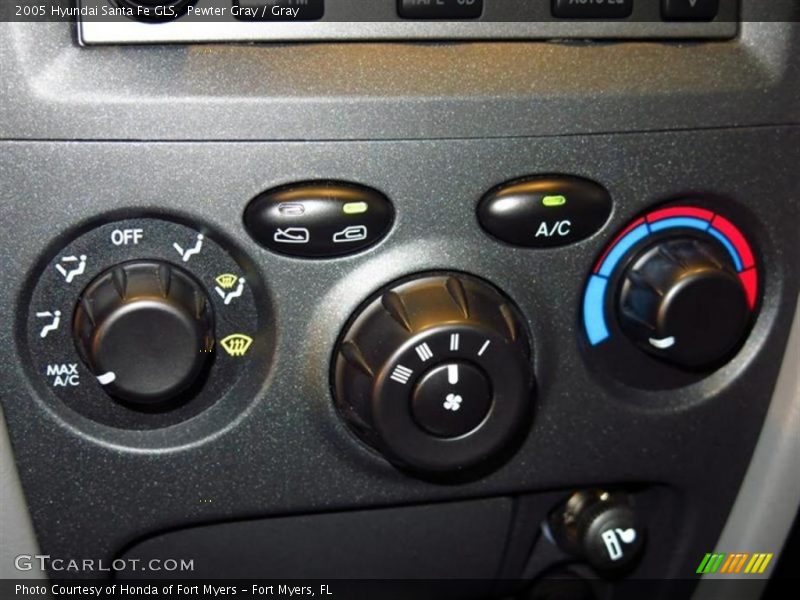 Pewter Gray / Gray 2005 Hyundai Santa Fe GLS
