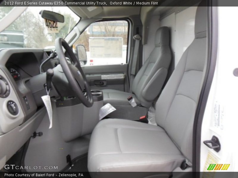 Oxford White / Medium Flint 2012 Ford E Series Cutaway E350 Commercial Utility Truck