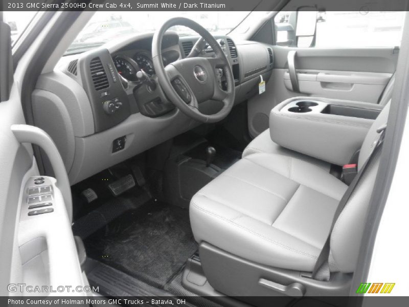 Summit White / Dark Titanium 2013 GMC Sierra 2500HD Crew Cab 4x4