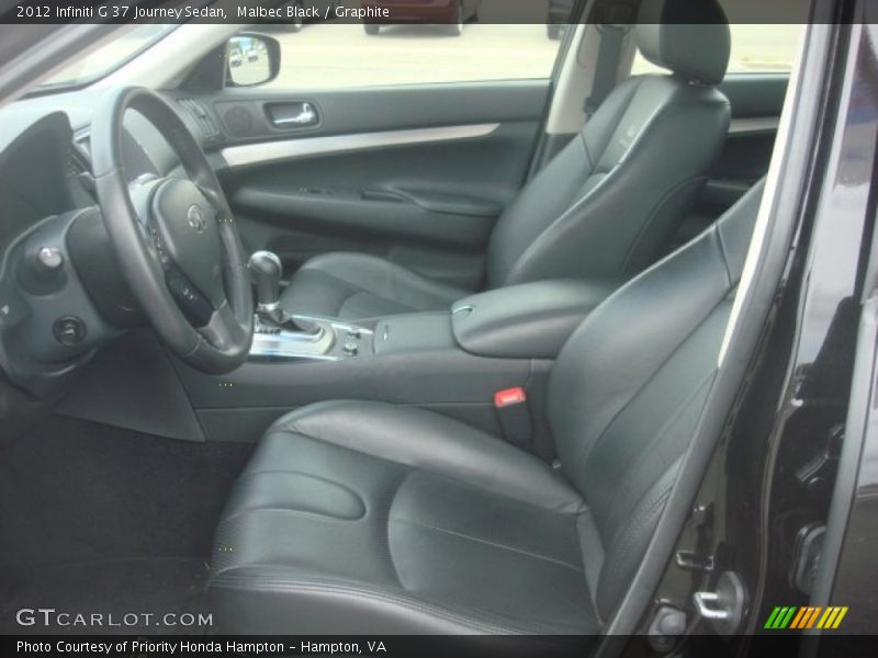 Malbec Black / Graphite 2012 Infiniti G 37 Journey Sedan